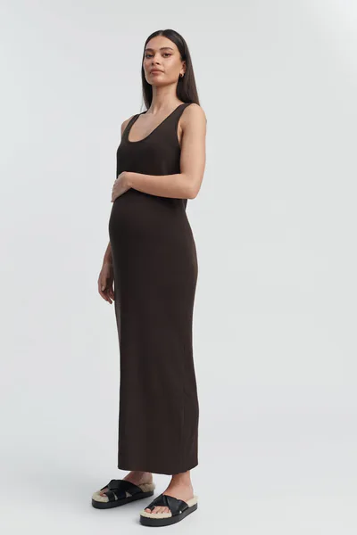 Legoe Heritage Resort Dress (Chocolate)