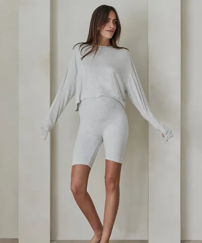 Bump City BUMPSUIT: The Cloud Long Sleeve Crop Tee