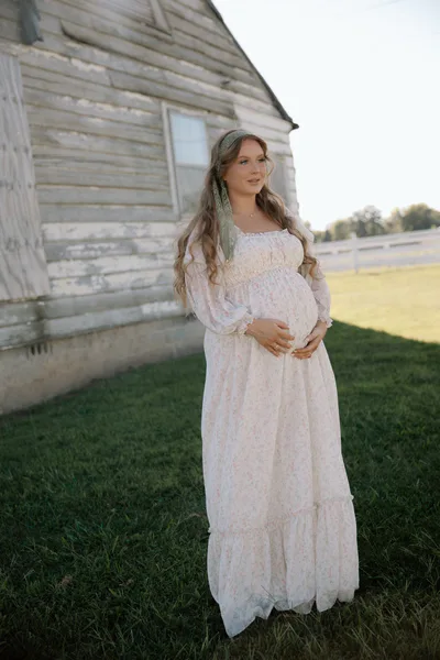 Worth Collective Eloise Maxi Dress in Ivory/Blush Floral - Bump Friendly & Size Inclusive *9/9 PRE-ORDER*