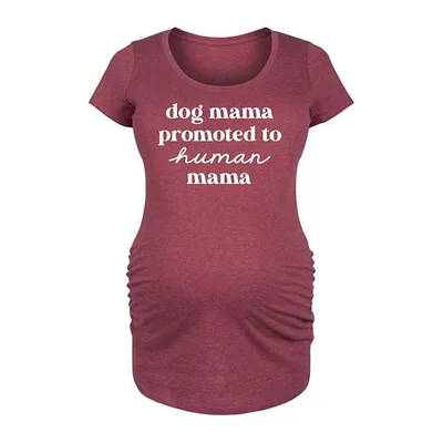 Kohl's Maternity Dog Mama To Human Mama Graphic Tee