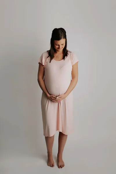 Milk & Baby Heavenly Pink Labor & Delivery Gown | Epidural & Nursing Friendly
