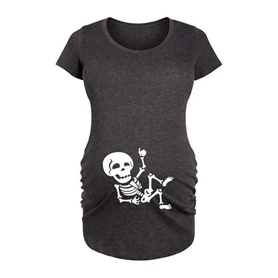 Kohl's Maternity Boy Skeleton Halloween Graphic Tee