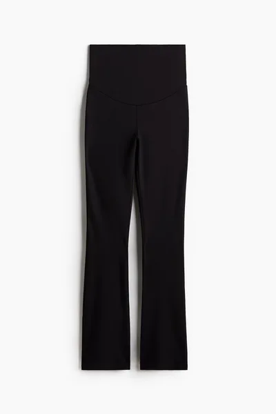 H&M MAMA Flared Jersey Pants