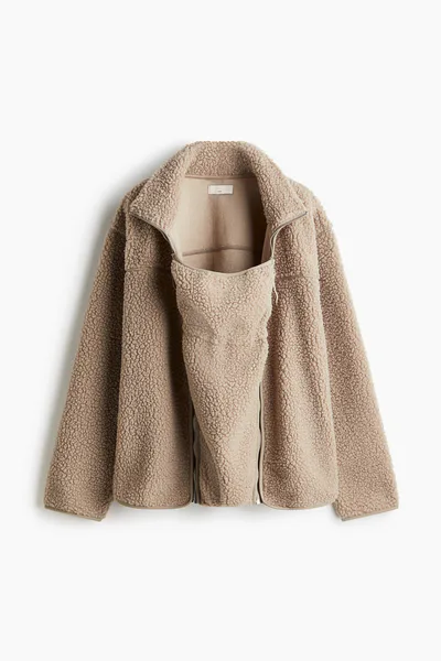 H&M MAMA Before & After Babywearing Fleece Jacket