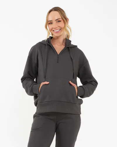 Ripe Maternity Nicky Nursing Hoodie  Slate