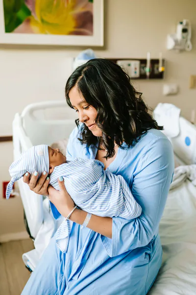 Milk & Baby Samuel Dusty Blue | Mommy Robe