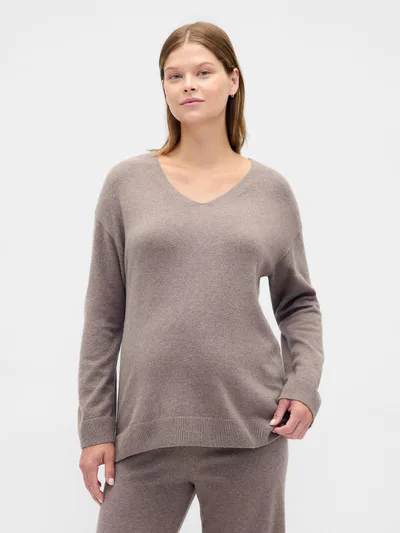 Gap Maternity CashSoft V-Neck Sweater