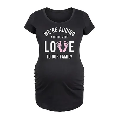 Kohl's Maternity Adding More Love To Our Family Graphic Tee