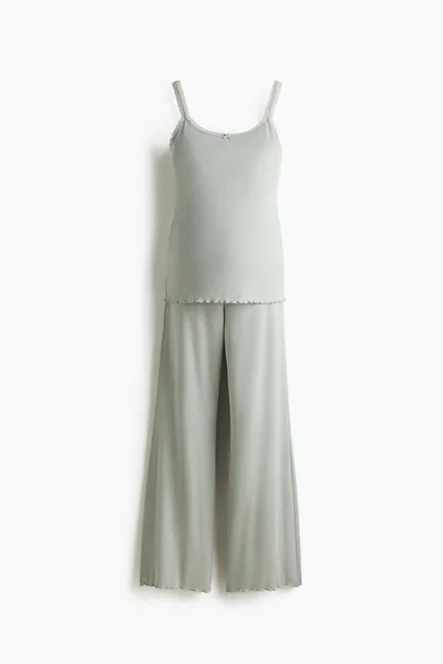 H&M MAMA Ribbed Pajamas