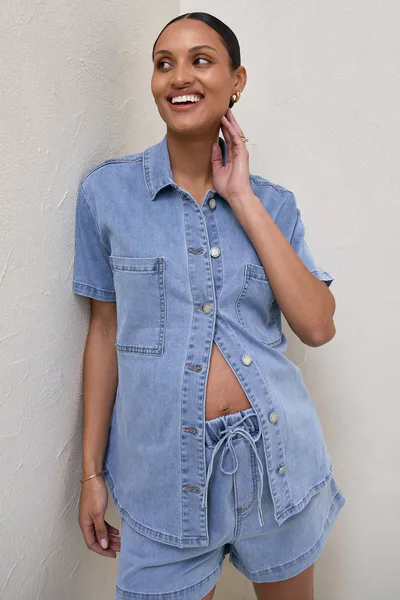 Bae the Label Frequent Short Sleeve Shirt