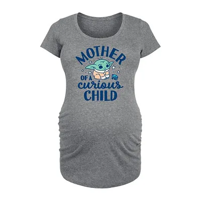 Kohl's Maternity Star Wars The Mandalorian Mother Of A Curious Child Graphic Tee