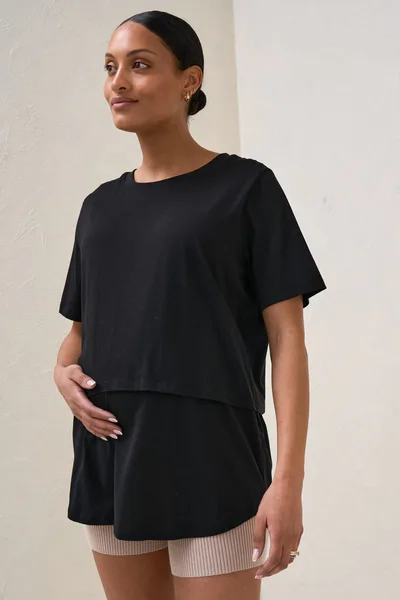 Bae the Label Me And You Nursing Tee - Black*