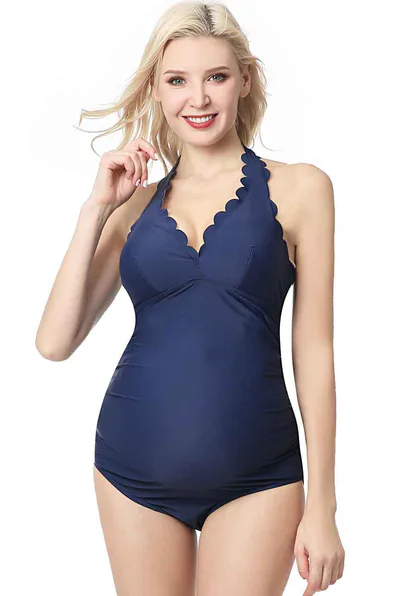 Kimi + Kai Kimi + Kai Maternity "Lorelai" UPF 50+ One Piece Swimsuit