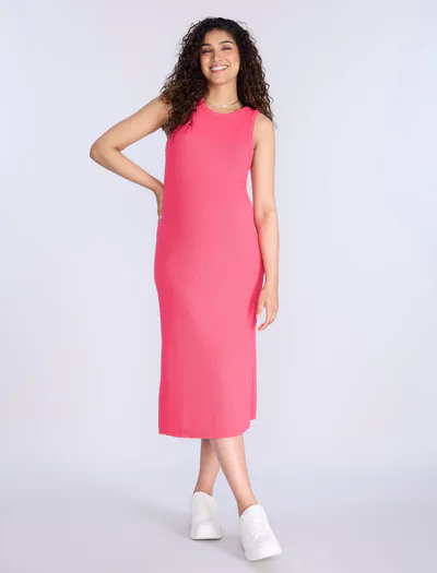 Motherhood Maternity Racerback Tank Midi Dress