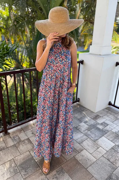 Milk & Baby Tie Back Bow Nursing Dress | Berry Garden Long