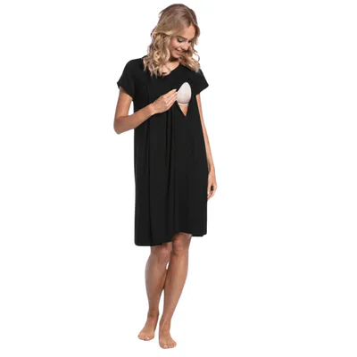 Mamafique Maternity & Nursing Short Sleeve Dress
