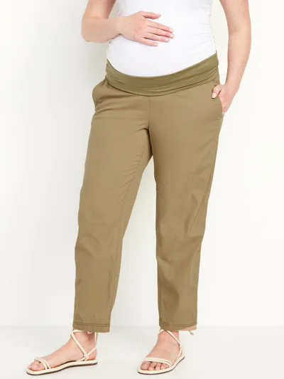 Old Navy Maternity Rollover-Waist OGC Chino Pants