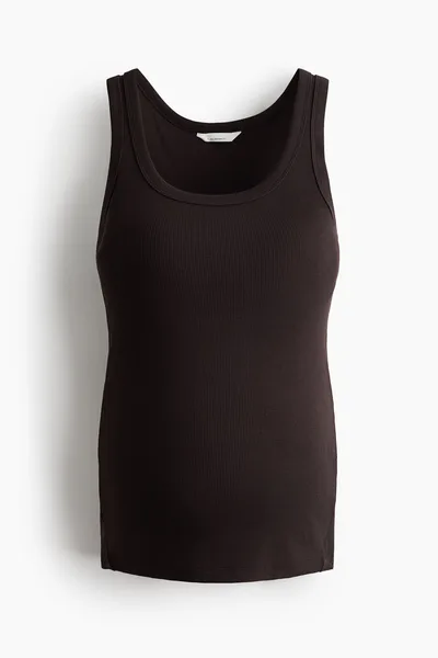 H&M MAMA Ribbed Tank Top