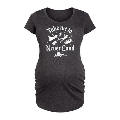 Kohl's Disney's Peter Pan Maternity Take Me To Never Land Graphic Tee