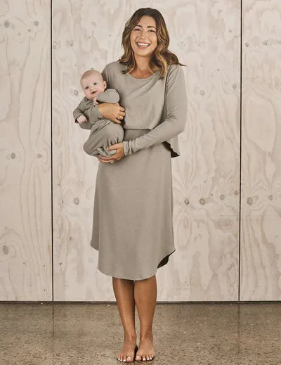 Milk & Baby Leah Mommy & Me Nursing Nightgown Set