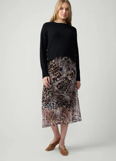 Ingrid & Isabel Ripe Maternity Savannah Mesh Midi Skirt