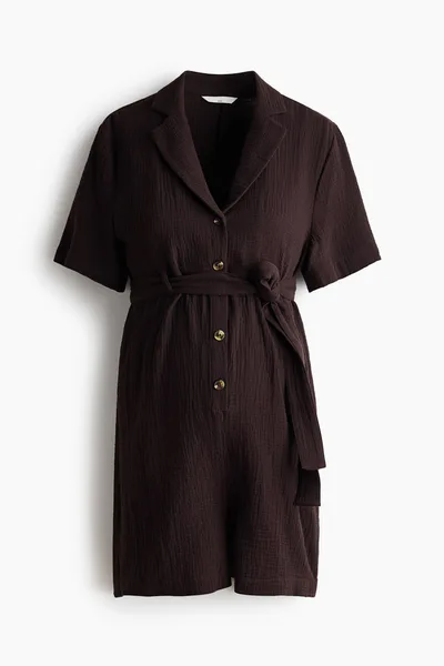 H&M MAMA Cotton Muslin Romper