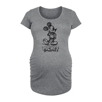 Kohl's Disney's Mickey Mouse Maternity Sketch Graphic Tee