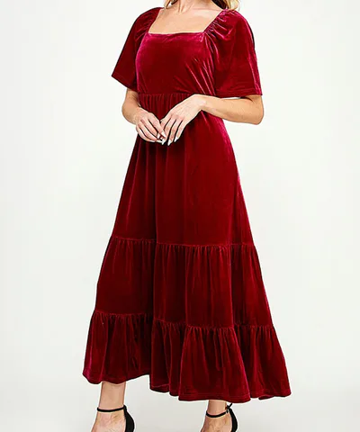 Bump City The Daphne Velvet Dress