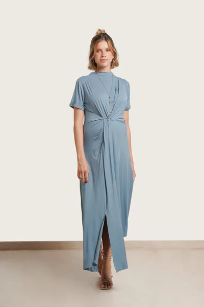 NOM Maternity Talia Twist Dress