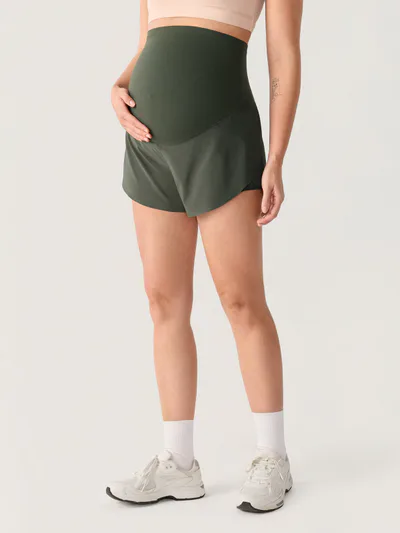 Momanda Bloomove™ Maternity Dolphin Shorts - with Inner Pockets