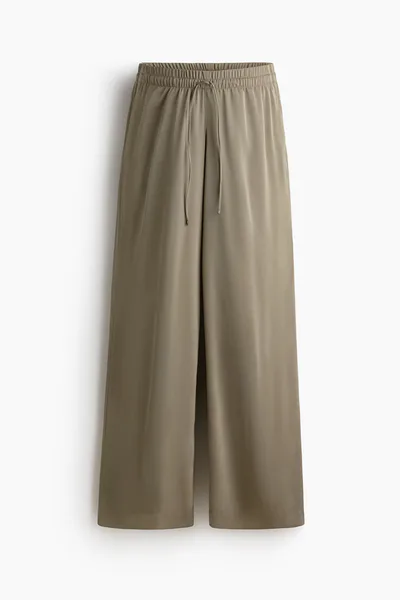 H&M MAMA Wide-Leg Drawstring Pants