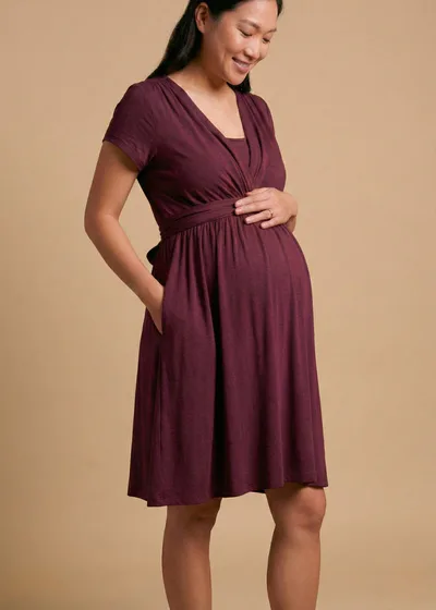 Lovemère Twilight Plum Ribbon Dress