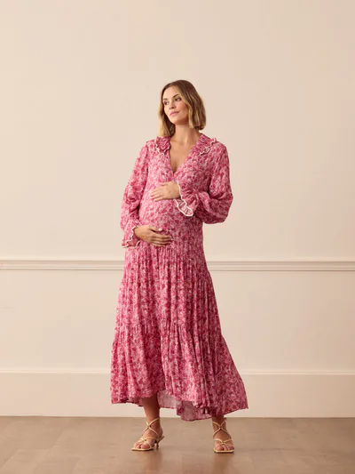 For The Creators Mali Crepe Midi Dress