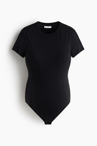 H&M MAMA Short-Sleeved Microfiber Bodysuit