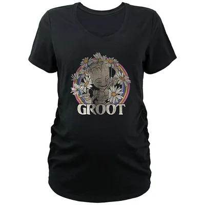Kohl's Maternity Marvel Guardians Of The Galaxy Groot Spring Flowers Graphic Tee