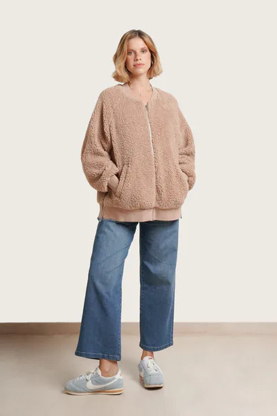 NOM Maternity Cozy Before & After Jacket