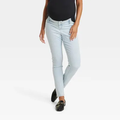 Target Under Belly Skinny Maternity Pants - Isabel Maternity by Ingrid & Isabel™ Light Wash 8: Power Stretch Denim