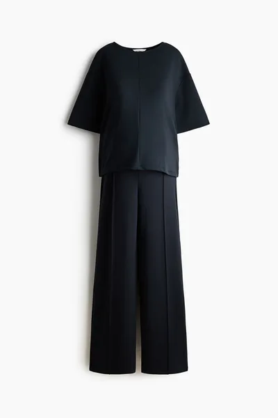 H&M MAMA 2-Piece Interlock Jersey Set