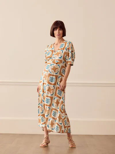 For The Creators Eta Long Dress in Bluejay