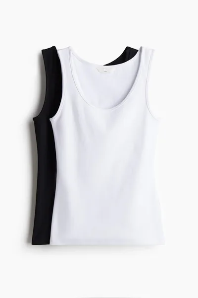 H&M MAMA 2-pack nursing vest tops