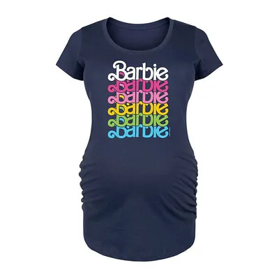 Kohl's Maternity Barbie® Rainbow Logo Graphic Tee