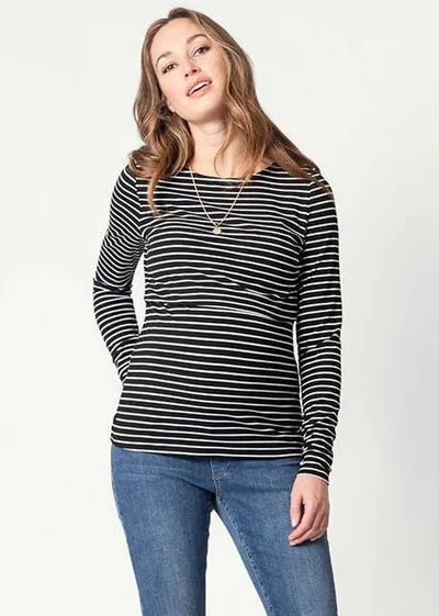 Special Addition Anne Striped Maternity & Nursing Top by Seraphine