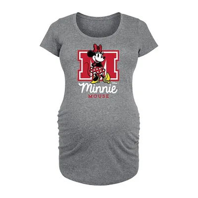 Kohl's Disney's Minnie Mouse Maternity Collegiate Graphic Tee
