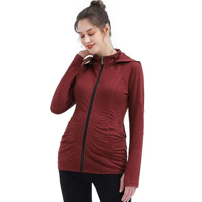 Kohl's Maternity Pokkori Detachable Hood Performance Jacket