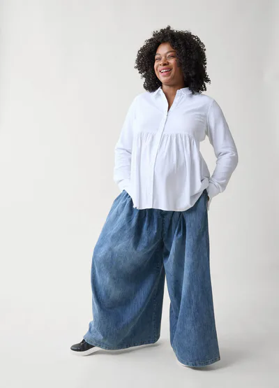 Ingrid & Isabel The Soft Touch Button Down Maternity + Nursing Top