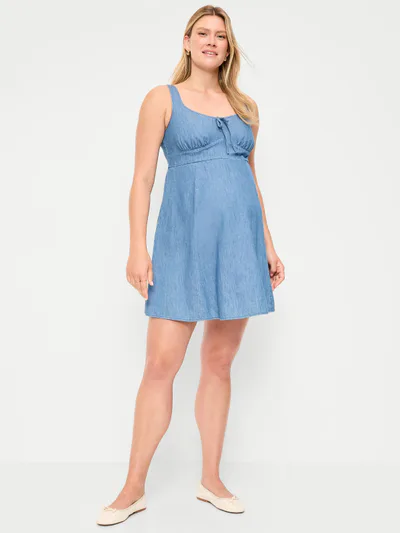 Old Navy Maternity Fit & Flare Cami Mini Dress