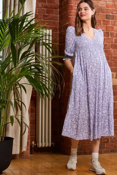 For The Creators Marlene Viscose Maternity Dress