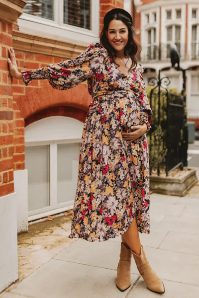 For The Creators Jamie Maternity Wrap Dress