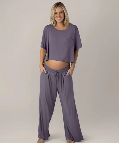 Bump City Aria Bamboo Casual Lounge Pant (Granite)