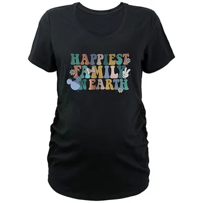 Kohl's Disney's Mickey Mouse Happiest Family On Earth Maternity Graphic Tee